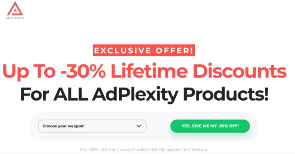 How To Avail Adplexity Coupons Code step3