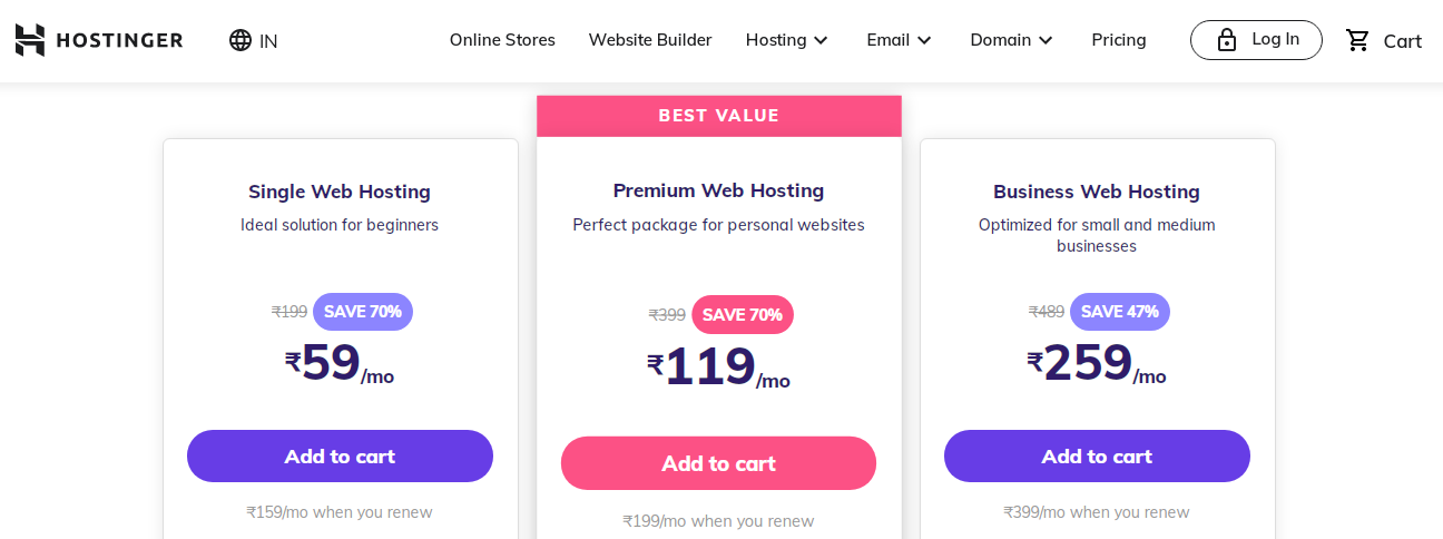 hostinger-coupons-pricing