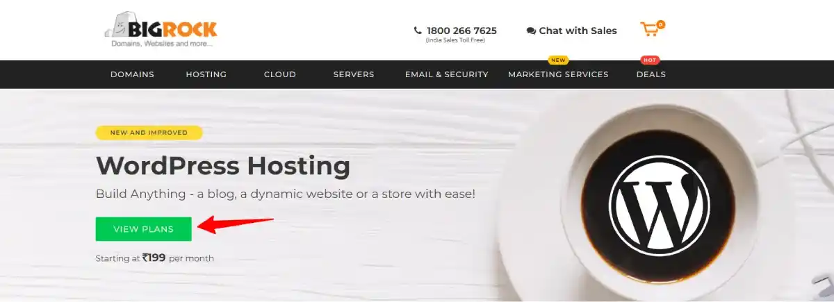 bigrock wordpress hosting