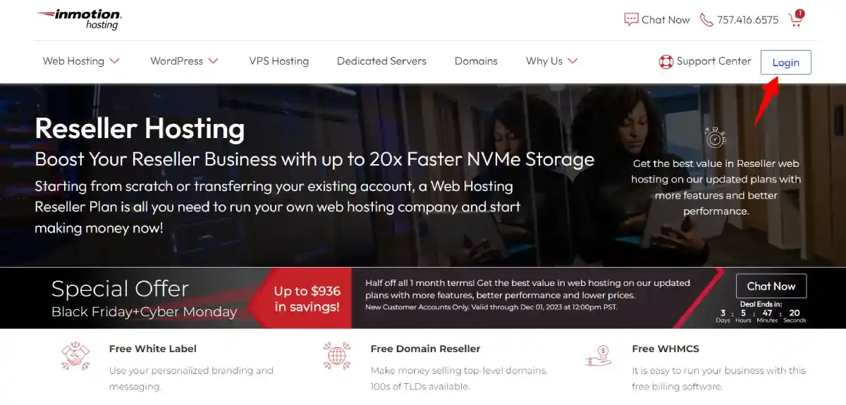 inmotion hosting reseller hosting